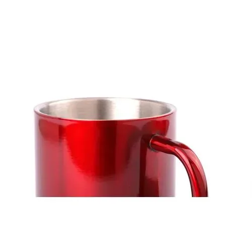 Taza de acero inox bicolor con diseño original ref 4656 - 01