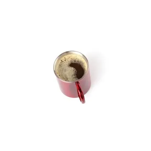 Taza de acero inox bicolor con diseño original ref 4656 - 02