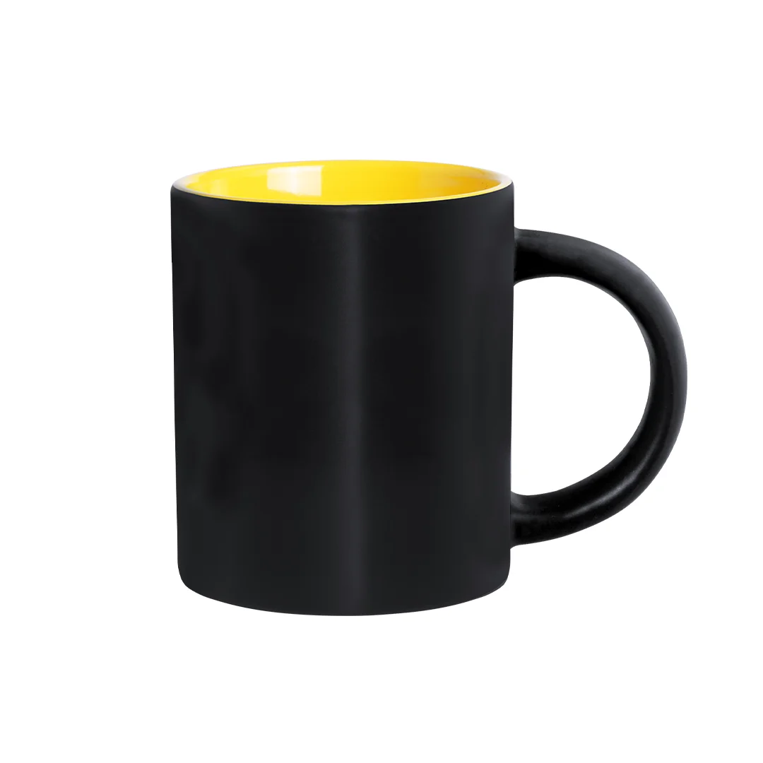 Taza de cerámica negra para grabado láser ref 5290 - 04