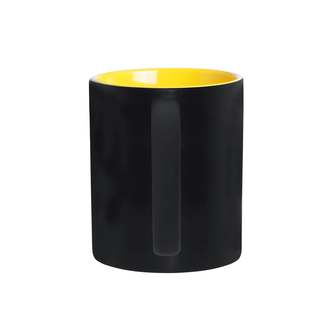 Taza de cerámica negra para grabado láser ref 5290 - 05