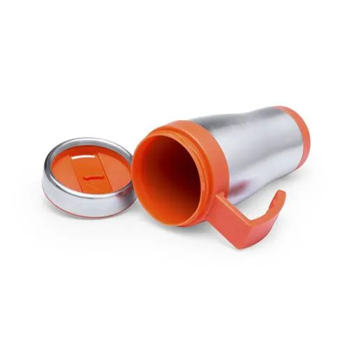 Taza de acero inox 450ml con tapa dosificadora ref 5101