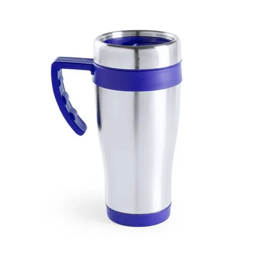 Taza de acero inox 450ml con tapa dosificadora ref 5101