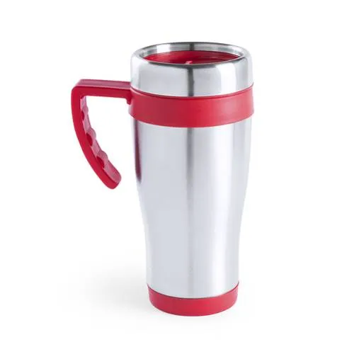 Taza de acero inox 450ml con tapa dosificadora ref 5101
