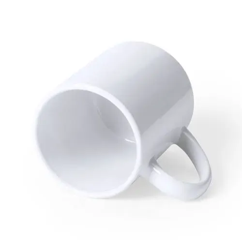 Taza de cerámica blanca de 250ml en caja individual ref 5182 - 00