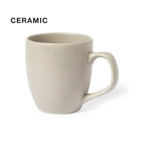Taza de cerámica mate de 470ml en color natural ref 1757 - vista 1