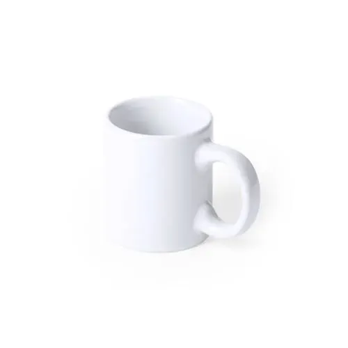 Taza de cerámica blanca de 80ml ideal para café ref 5194 - Blanco