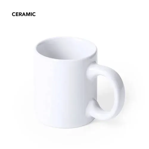 Taza de cerámica blanca de 80ml ideal para café ref 5194 - vista 1