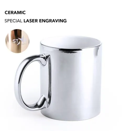 Taza de cerámica para marcaje láser en colores brillantes ref 5984