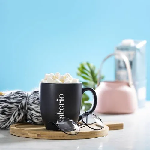 Taza de cerámica de 440ml en vivos colores ref 5686