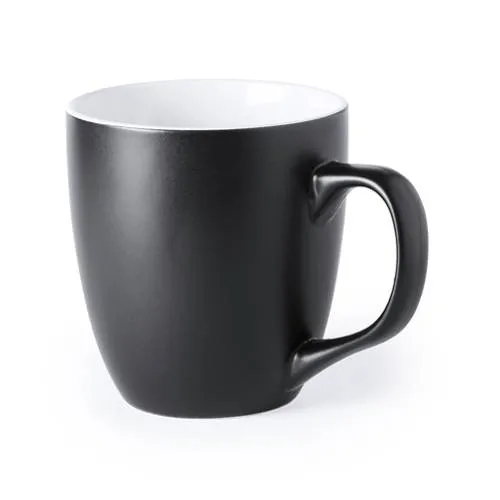 Taza de cerámica de 440ml en vivos colores ref 5686