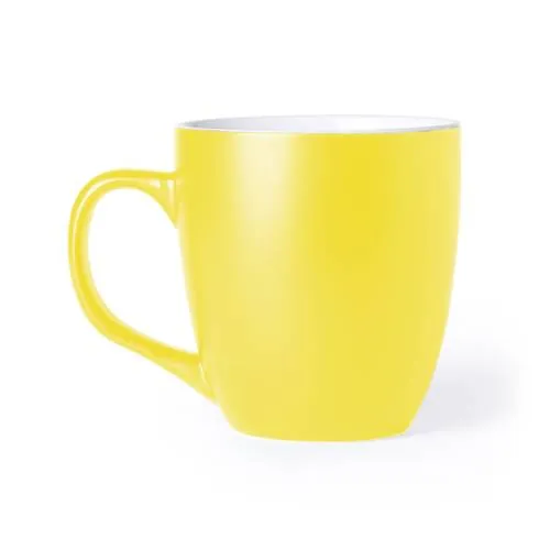 Taza de cerámica de 440ml en vivos colores ref 5686
