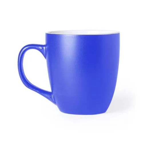 Taza de cerámica de 440ml en vivos colores ref 5686