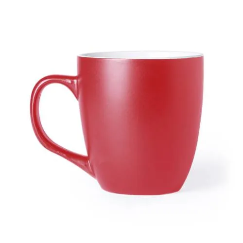 Taza de cerámica de 440ml en vivos colores ref 5686