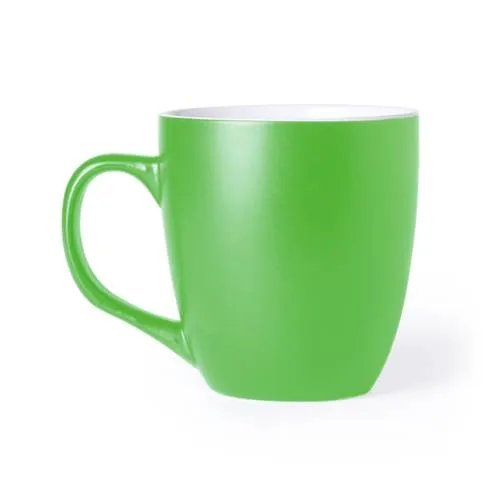 Taza de cerámica de 440ml en vivos colores ref 5686