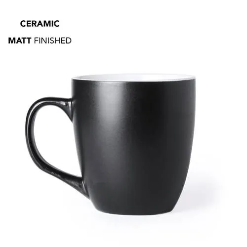 Taza de cerámica de 440ml en vivos colores ref 5686