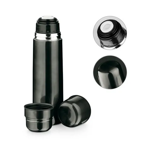 Termo de acero inoxidable con 2 tazas y capacidad de 750 mL ref 94667 - 00