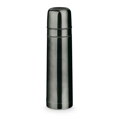 Termo de acero inoxidable con 2 tazas y capacidad de 750 mL ref 94667 - Gun Metal 01