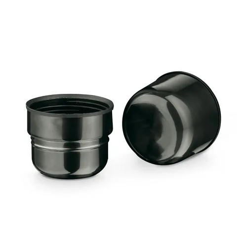 Termo de acero inoxidable con 2 tazas y capacidad de 750 mL ref 94667 - Gun Metal 02