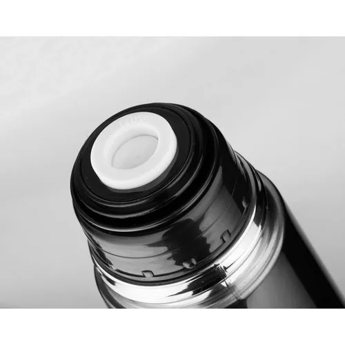 Termo de acero inoxidable con 2 tazas y capacidad de 750 mL ref 94667 - Gun Metal 03