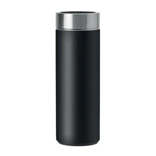 Termo de acero inoxidable con infusor de té ref MO9421 - Negro