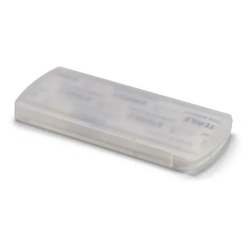 Caja compacta de plástico con 5 tiritas ref KC6949 - Front Transparente