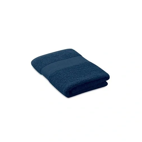 Toalla de rizo de algodón orgánico suave y absorbente ref MO9931 - Azul
