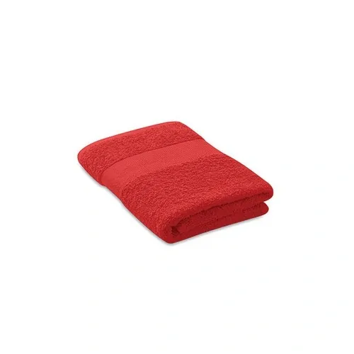Toalla de rizo de algodón orgánico suave y absorbente ref MO9931 - Front Rojo