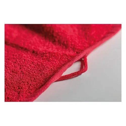 Toalla de rizo de algodón orgánico suave y absorbente ref MO9931 - Open Rojo