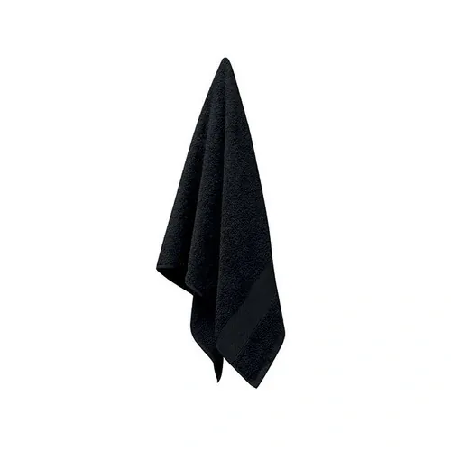 Toalla de rizo de algodón orgánico suave y absorbente ref MO9931 - Top Negro