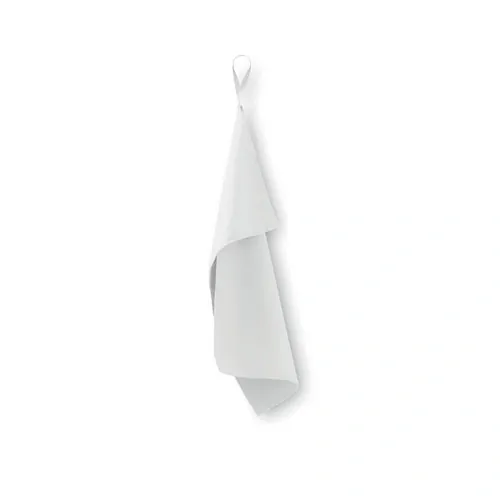 Toalla de microfibra 30x50cm ligera y de secado rápido ref MO2760 - Blanco