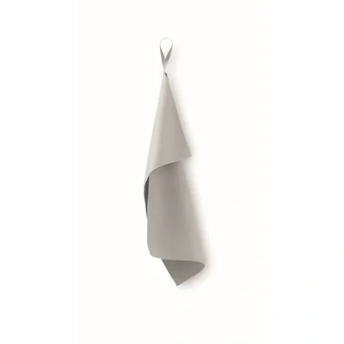Toalla de microfibra 30x50cm ligera y de secado rápido ref MO2760 - Front Gris