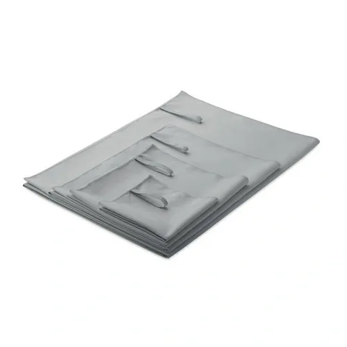 Toalla de microfibra 30x50cm ligera y de secado rápido ref MO2760 - Gris 1