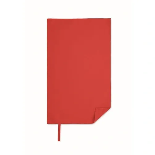 Toalla de microfibra 30x50cm ligera y de secado rápido ref MO2760 - Side Rojo