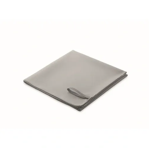 Toalla de microfibra 50x100cm ligera y de secado rápido ref MO2761 - Back Gris
