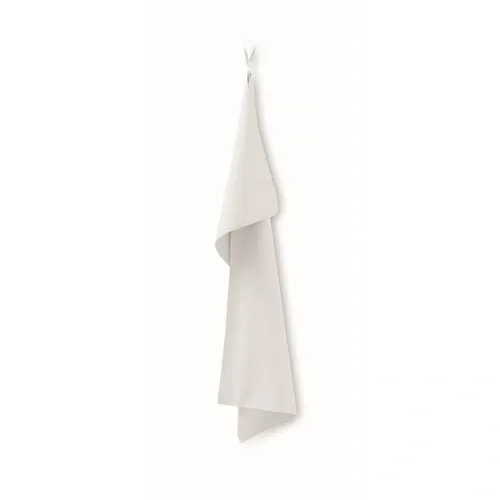 Toalla de microfibra 50x100cm ligera y de secado rápido ref MO2761 - Front Blanco