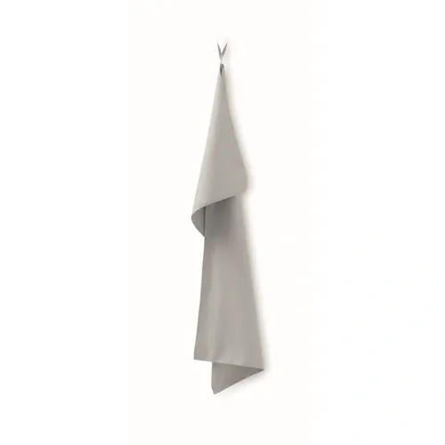 Toalla de microfibra 50x100cm ligera y de secado rápido ref MO2761 - Front Gris