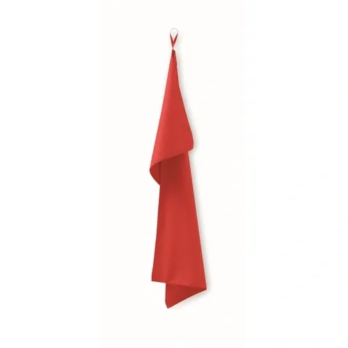 Toalla de microfibra 50x100cm ligera y de secado rápido ref MO2761 - Front Rojo
