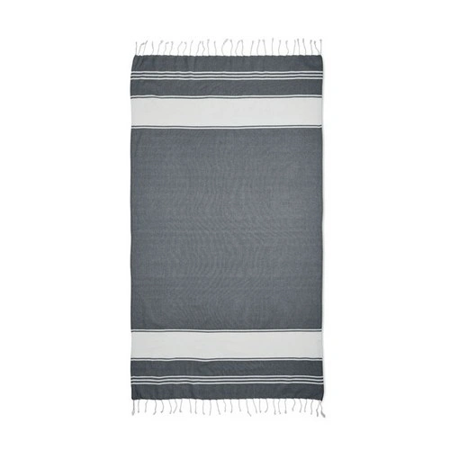 Toalla de playa hammam con bolsa de cuerda reciclada ref MO2584