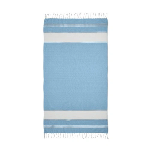 Toalla de playa hammam con bolsa de cuerda reciclada ref MO2584