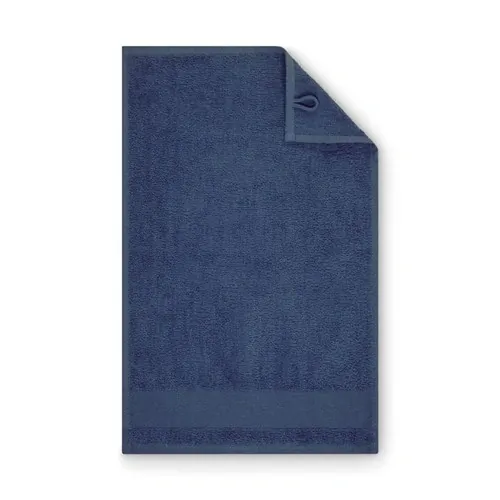 Toalla de rizo 30x50cm personalizable suave y absorbente ref MO2764 - Azul Back