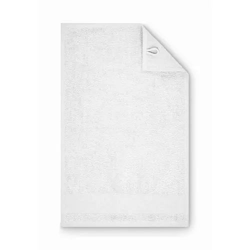 Toalla de rizo 30x50cm personalizable suave y absorbente ref MO2764 - Back Blanco