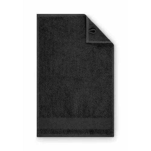 Toalla de rizo 30x50cm personalizable suave y absorbente ref MO2764 - Back Negro