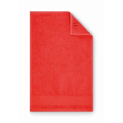 Toalla de rizo 30x50cm personalizable suave y absorbente ref MO2764 - Back Rojo