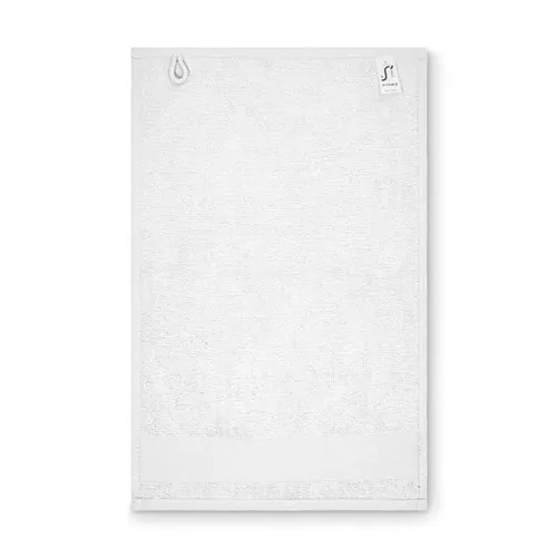 Toalla de rizo 30x50cm personalizable suave y absorbente ref MO2764 - Blanco Side