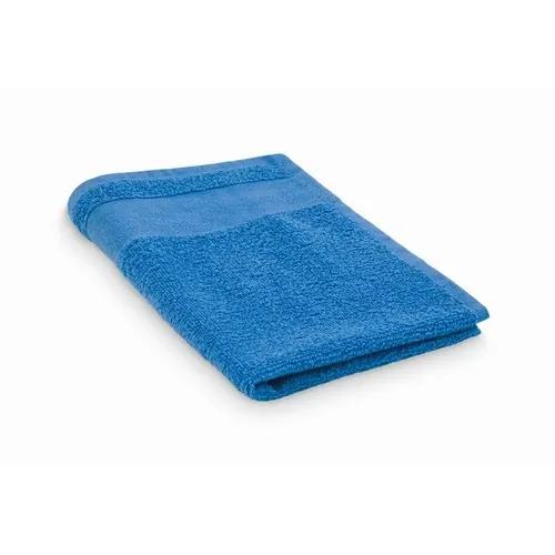 Toalla de rizo 30x50cm personalizable suave y absorbente ref MO2764 - Front Azul