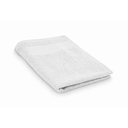 Toalla de rizo 30x50cm personalizable suave y absorbente ref MO2764 - Front Blanco