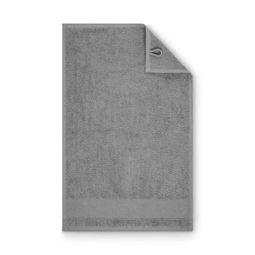 Toalla de rizo 30x50cm personalizable suave y absorbente ref MO2764 - Gris Piedra Back