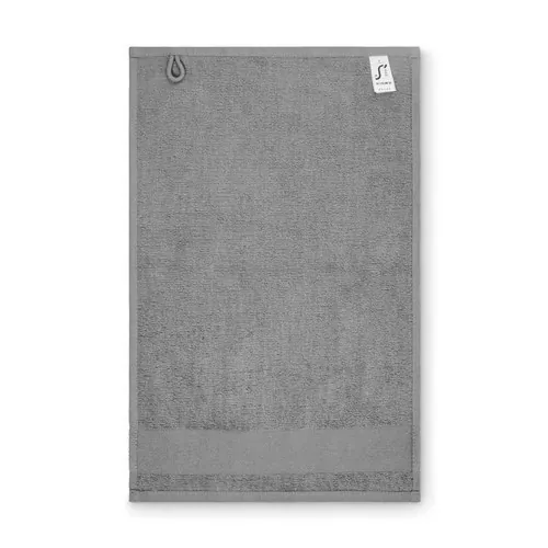 Toalla de rizo 30x50cm personalizable suave y absorbente ref MO2764 - Gris Piedra Side