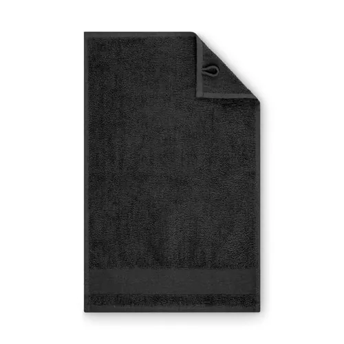 Toalla de rizo 30x50cm personalizable suave y absorbente ref MO2764 - Negro Back