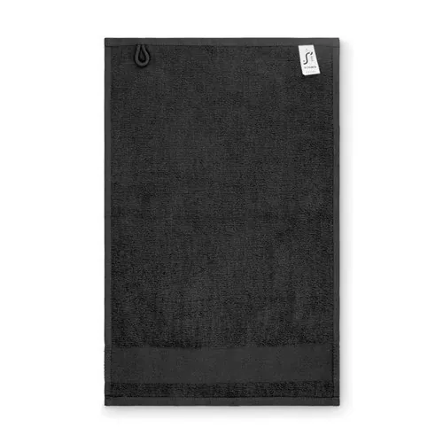 Toalla de rizo 30x50cm personalizable suave y absorbente ref MO2764 - Negro Side